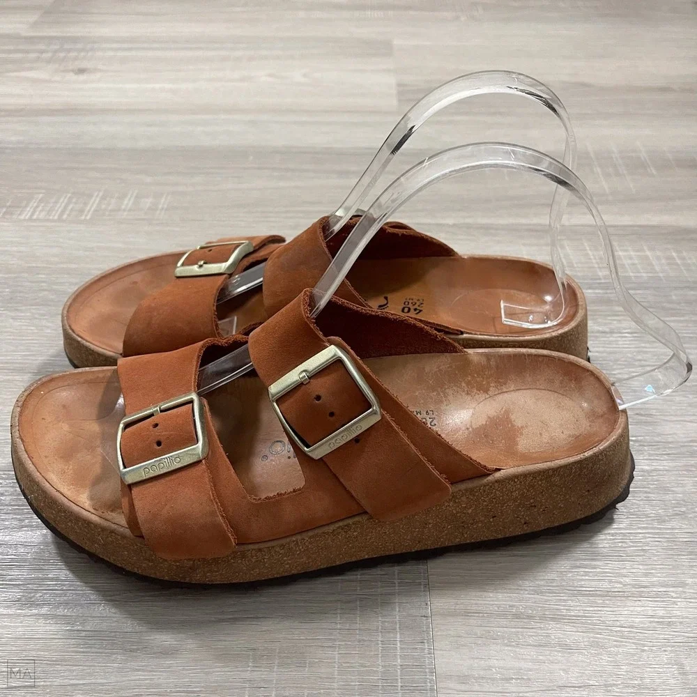 Papillio By Birkenstock Women's	Sandals Buckle Straps Platform Neutral 40 Brown
